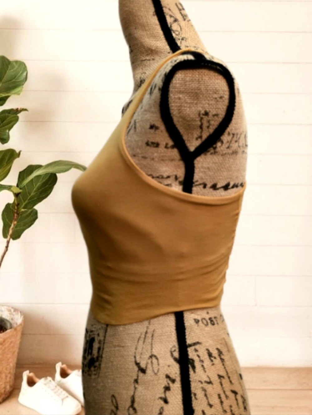 3 For $30😃 Nike Yoga Dri-Fit Lux Cropped High Neck Top Sports Bra In Gold Suede - Picture 7 of 9